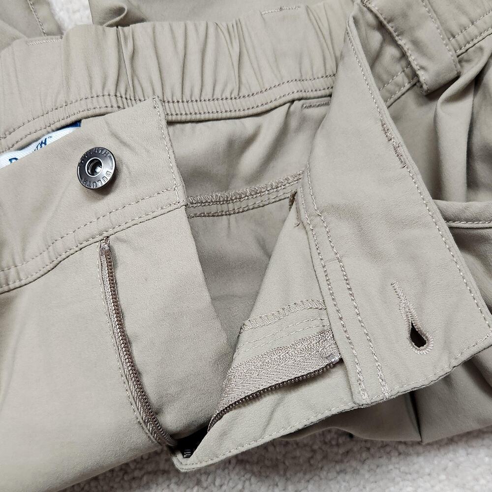 Duluth Trading Co Capri Pants Womens Plus 16W Beige Stretch Cargo Hiking - Picture 6 of 10